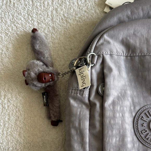 Kipling Klynn Sling Bag with Monkey Charm - Picture 3 of 7